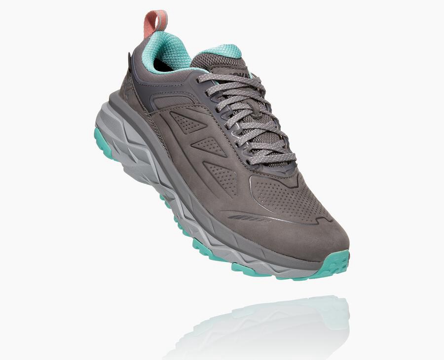 Hoka One One Trail Schoenen Dames - Challenger Laag Gore-Tex - Grijs - RN8792350